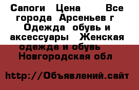 Сапоги › Цена ­ 4 - Все города, Арсеньев г. Одежда, обувь и аксессуары » Женская одежда и обувь   . Новгородская обл.